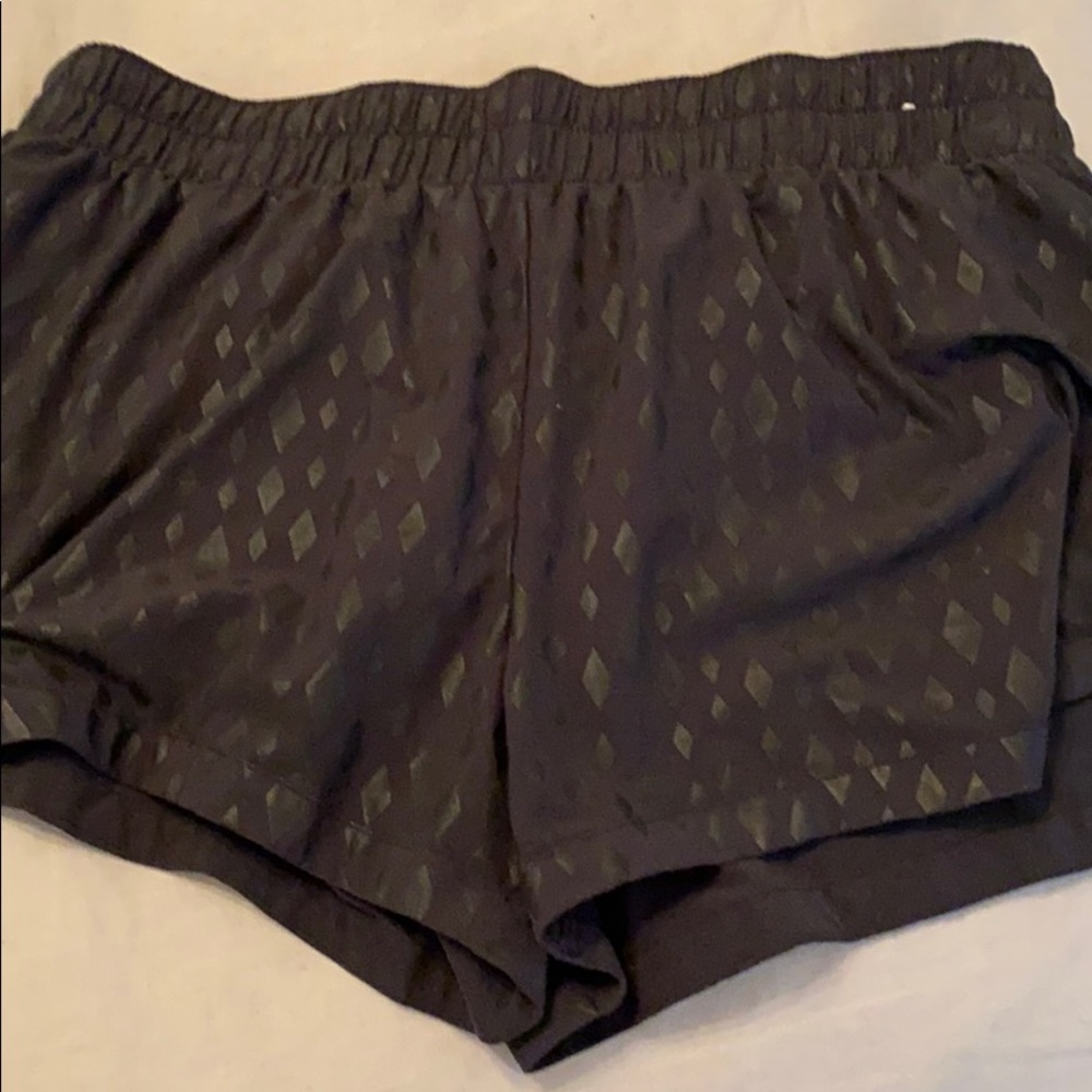 Black athletic shorts